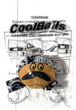 Coolballs Cool Dude Black Bandana Antenna Topper / Mirror Dangler / Dashboard Buddy