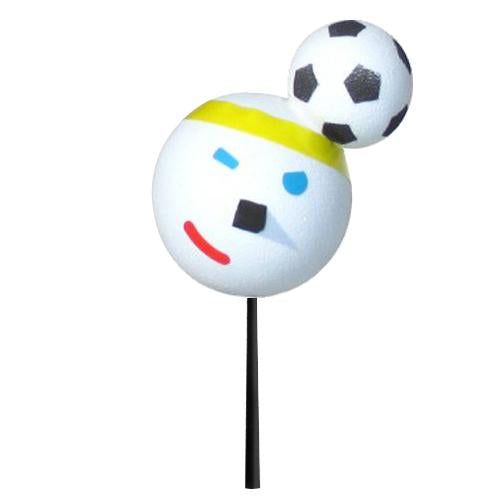 Rare* Jack in the Box Soccer Car Antenna Topper / Mirror Dangler