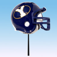 BYU Cougars Car Antenna Topper / Mirror Dangler / Dashboard Buddy (White Smiley) (College Football)