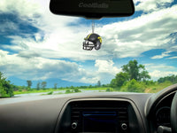 Iowa Hawkeyes Car Antenna Topper / Auto Dashboard Accessory (White Smiley) (College Football)