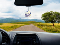Washington Huskies Car Antenna Topper / Mirror Dangler / Auto Dashboard Buddy (College Football) (White Smiley)